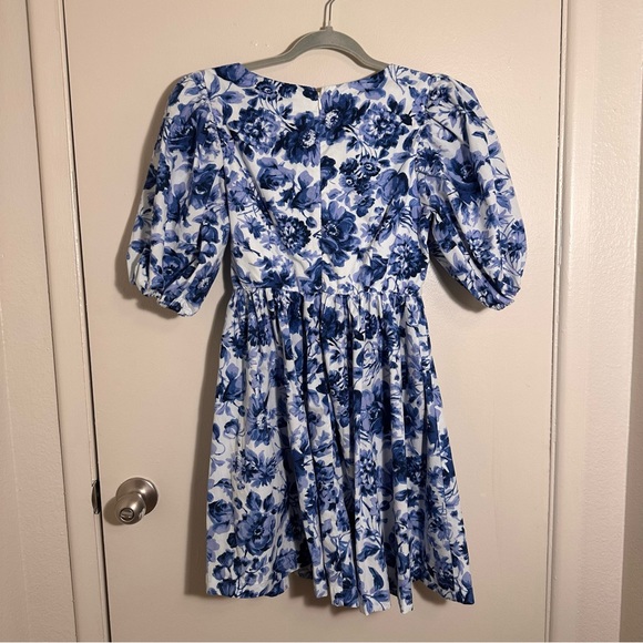 Abercrombie Floral Blue Dress - Picture 6 of 10